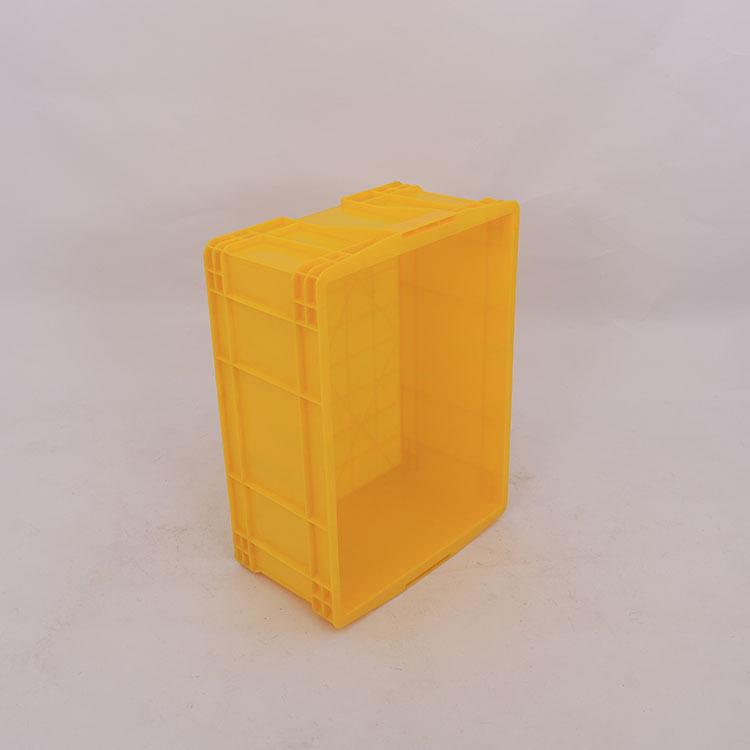 塑料中号黄色塑料周转箱 型号500-220黄色周转