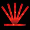 Bastões Fluorescentes Piscantes de Cor Única (Sete Cores), Bastões Glow de Espuma Esponjosa, Bastões para Torcer em Shows, Venda Direta no Atacado do Fabricante