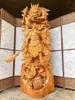 Fábrica de Adornos de Talla en Madera y Raíz: Estatuas Grandes de Guanyin y Maitreya, Guan Gong Grande, Dragón y Fénix de Ébano, Figuras de Ciprés de la Roca Taihang, Manualidades para Sala de Estar
