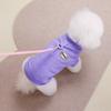 Camiseta para Perro, Correa, Ropa para Mascota Gato Bulldog Francés de Peluche, Suministros para Perros Pequeños y Medianos, Ropa para Perros para Verano