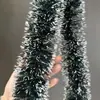 Explosiones Navidad tira de color borde blanco verde oscuro 9cm borde verde copo de nieve lana ceremonia de boda decoraciones festivas flor