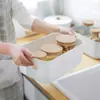 Caja de almacenamiento de cosméticos de escritorio, organizador de artículos varios, cesta de almacenamiento, caja de plástico para snacks, caja de almacenamiento para el hogar y la cocina