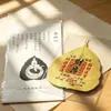 Hoja de Bodhi Zakilam Verde Madre Thangka Marco de Pared Pintura Thangka de Huang Caishen Farmacéutico Lámina de Oro Mayoreo