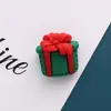 Papá Noel Pingüino muñeco de nieve accesorios de resina diy funda de teléfono móvil pegamento de crema tocado pinza para el pelo material hecho a mano