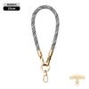 Cordão Original para Celular Longo 8mm Mosquetão de Montanhismo Transversal Ajustável Outdoor Elegante Dourado Escalada Corda Trançada