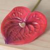 Flor de simulação única 3D palma vermelha alta imitação toque flamingo guindaste palma flor de simulação jardim design de pêndulo planta de flor artificial artificial