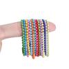 Accesorios de Joyería DIY Hechos a Mano Hierro Pintura en Spray Cadena de Cuentas Onduladas Hebilla de Material para Hacer Llavero Cadena Colgante Hebilla Colgante para Muñeca