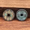 Venta al por mayor de fábrica de varias monedas antiguas de latón, Kaiyuan Tongbao, monedas Tianshi Shan Gui, monedas antiguas y accesorios para joyería del Dios de la Riqueza