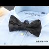 Traje formal para hombre casual británico coreano poliéster doble corbata de moño fabricantes de corbatas de moño de moda en stock