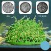 Casa Escondite Pequeño Pez Hueco, Escondite de Concha Negra, Tanque de Cría de Peces y Camarones de Plástico Anti-Cerámico Tipo Panal, Paisajismo de Acuario de Cristal