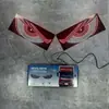 Adesivo de Carro Luz Dinâmica Olho de Diabo Display LED Caminhão Carro Para-brisa Dianteiro e Traseiro Multi-Modo USB