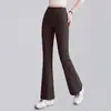 Pantalones de Yoga Acampanados para Mujer 2026 Otoño/Invierno Nuevo Estilo Deportivos Pilates Cintura Alta Ajustados Correr Pantalones de Yoga para Mujer