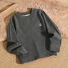 Camiseta Básica de Veludo Outono e Inverno para Crianças Meninos e Meninas com Forro de Lã Gola Meia-alta Roupas de Outono Roupa Íntima de Manga Longa para Crianças Grandes Top Quente
