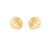 Pendientes Metálicos de Moda Creativa Estilo Ins Calados Corazón Estéreo Forma Geométrica Pétalos Estrella de Cinco Puntas Pendientes de Estilo Simple para Mujer
