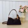 Bolso Bandolera Estilo Nuevo para Mujer Versátil Debajo del Brazo Bolso de Hombro Vintage Bolso Almohada de Moda Bolso Casual Comercio Transfronterizo
