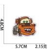 Pegatina de tela bordada con la historia de un coche de Amazon, planchado, parche adhesivo con el personaje de anime Zhang Zi, etiqueta bordada por computadora