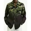 2026 Primavera y Otoño Amazon SHEIN AliExpress Nueva Moda Transfronteriza Camisa Cárdigan Estampada en 3D Top para Hombre