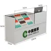 Vitrina Exhibidora de Cigarrillos, Tienda de Conveniencia, Mostrador de Caja de Esquina de Supermercado, Vitrina Integrada de Cristal, Gabinete para Cigarrillos, Combinación Libre