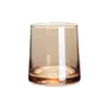 Vaso Sencillo de Vidrio de Color, Engrosado y Resistente a Altas Temperaturas, Vaso Trapezoidal, Vaso para Bebidas de Habitación de Hotel, Taza de Café, Vaso para Enjuague Bucal de Hotel