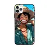16 Capas de Celular Anime Tendência One Piece 17 Adequadas para Capa Apple 14 Pro Max 13 Capa à Prova de Choque 15 para Homens