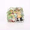 Ímãs de Geladeira de Cidade em Acrílico, Ímãs de Geladeira Estilo Chinês Original, Ímãs Decorativos de Presente, Artesanato Cultural e Criativo, Lembranças de Viagem