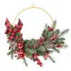 Nuevas Decoraciones Navideñas 2026, Guirnaldas Navideñas Simuladas, Colgantes para Puerta, Colgantes de Pared, Cejas Horizontales de Ratán, Decoraciones Festivas