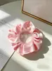 Fornecimento direto da fábrica: Elásticos de rabo de cavalo coloridos, scrunchies de cetim com moda vintage, scrunchies