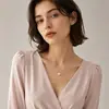 Collar de perlas de amor tridimensionales para niña dulce, estilo frío de Corea del Sur, collar de cadena de clavícula de estudiante simple que combina con todo.