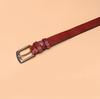 Fábrica en stock Guangzhou cinturón de piel de vaca pura retro de primera capa hecho a mano de cuero genuino para hombre casual de piel de vaca para comercio exterior