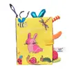 Livros Infantis Livro de Pano com Cauda Estéreo para Bebê Bebê Não Consegue Rasgar Livro de Pano Silencioso Livro de Pano com Cauda de Animal Fabricante
