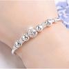 Pulseira Banhada a Prata Moda Feminina Contas de Transferência Lanterna Puxa-Puxa Estilo Étnico Vazado Exquisito Bola com Contas Celebridade da Internet Fornecimento ao Vivo
