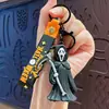 Llavero de Figura de Calavera de Parca de Halloween Estilo Oscuro Colgante a Juego para Pareja Decoración de Festival Pequeño Regalo Venta al por Mayor