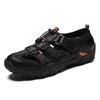 Zapatos de Hombre Sandalias de Cuero para Hombre Verano Huecos Transpirables Zuecos Antideslizantes Resistentes al Desgaste Zapatos de Exterior Cuero Suave Casuales Zapatos de Hombre