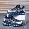 Zapatos Deportivos Niños Zapatos de Papá Niños Botón Giratorio Modelo 2026 Transpirables Zapatos para Niños Medianos y Grandes Nuevo Primavera y Otoño Estudiante