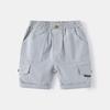 Pantalones Cortos para Niños al por Mayor Estilo Coreano Pantalones para Niños 2026 Verano Pantalones Cortos para Niños hasta la Rodilla Bebé Color Sólido Pantalones Casuales Dropshipping