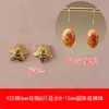 Pendientes de plata de ley S925 bolsa de material DIY accesorios para pendientes hechos a mano caseros soporte de gancho de oreja de nueve pines