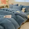 2026 Nova Capa de Edredom de Lã de Leite de Inverno Peça Única Capa de Edredom para Uso Doméstico Pode-se Dormir Diretamente Roupa de Cama Individual para Dormitório Lençol