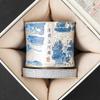 Copa Maestra de Plata Dorada 999 del Fabricante, Copa Giratoria Escena del Río Qingming, Juego de Té de Lujo Accesible, Taza de Té Kung Fu, Regalo de Souvenir