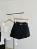 Pantalones de pierna ancha ajustados de cintura alta, versátiles, estilo coreano casual chic, nuevos para el verano 2027