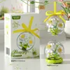 Compatível com Enfeites de Rosa Flor Eterna Leyong, Brinquedos de Blocos de Montar Montados, Presentes para o Dia dos Namorados Dia dos Professores para Meninas, Atacado