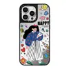 Funda de teléfono Happy girl para Apple 16promax iphone15/14plus espejo 13 funda protectora 12
