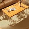 Mesa Portátil Plegable Mesa Nueva Mesa Plegable Retro Simple Pata de Hierro Mesa Rectangular Hogar