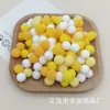 Bolas de Pelo Elásticas Altas, Bolas de Felpa Coloridas, Bolas de Pelo de Poliéster, Pequeñas Bolas de Pelo DIY, Juguetes para Niños, Accesorios para Zapatos y Sombreros