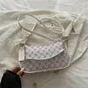 Bolso pequeño de estilo vintage para mujer, nuevo modelo 2026, bolso de hombro con cadena estampado de moda, bolso cruzado versátil