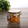 Frascos Personalizados para Almacenamiento de Granos, Frascos para Té a Prueba de Humedad, Frascos de Almacenamiento para Cocina, Frascos de Vidrio Sellados con Tapa de Acero Inoxidable a Presión
