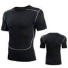 Calças justas esportivas de verão, roupas de treino, masculinas, respiráveis, de alta elasticidade, manga curta, camiseta de secagem rápida, absorvente de suor, basquete, corrida, roupas de baixo