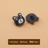 Botões de Plástico Coloridos de Coelho e Urso de Desenho Animado para Casacos, Suéteres, Vestidos de Crianças, Botões Decorativos Fofos para Costura à Mão