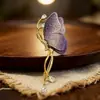 Broche de Mariposa Bordado para Mujer, Elegante Exquisito Clásico, Ramillete de Moda, Pin de Lujo Accesible Clásico, Accesorios, Accesorios de Vestir