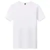 Camiseta Masculina Manga Curta Transfronteiriça, Gola V, Cor Lisa Branca, Corte Slim, Roupa de Baixo de Verão, Camada Base Branca