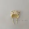 Gorro de Protección para Oídos de Bebé Primavera y Otoño Súper Lindo Oso Lunares Encaje Gorro para Bebé Recién Nacido Otoño Gorro Fetal Tendencia